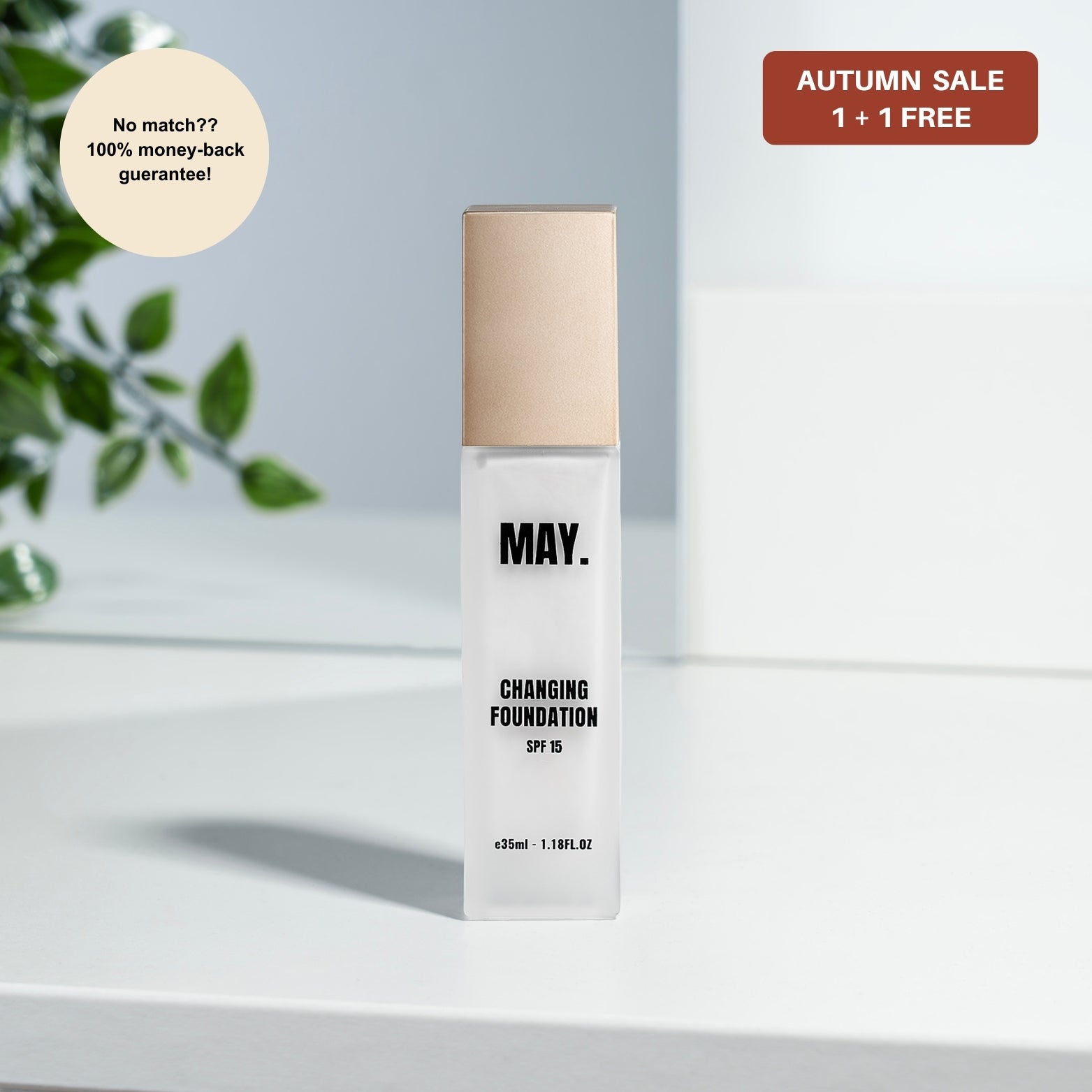 Changing Foundation - Temporary 1 + 1 FREE