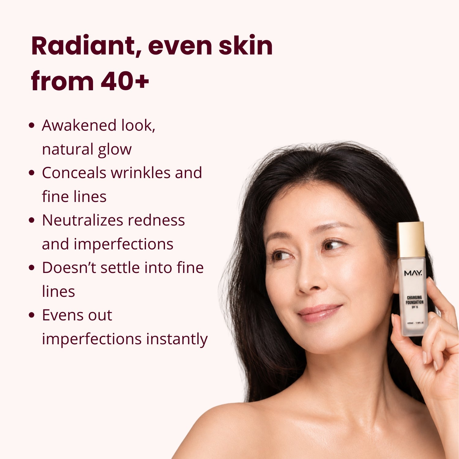 Reverse-aging Adaptive Foundation