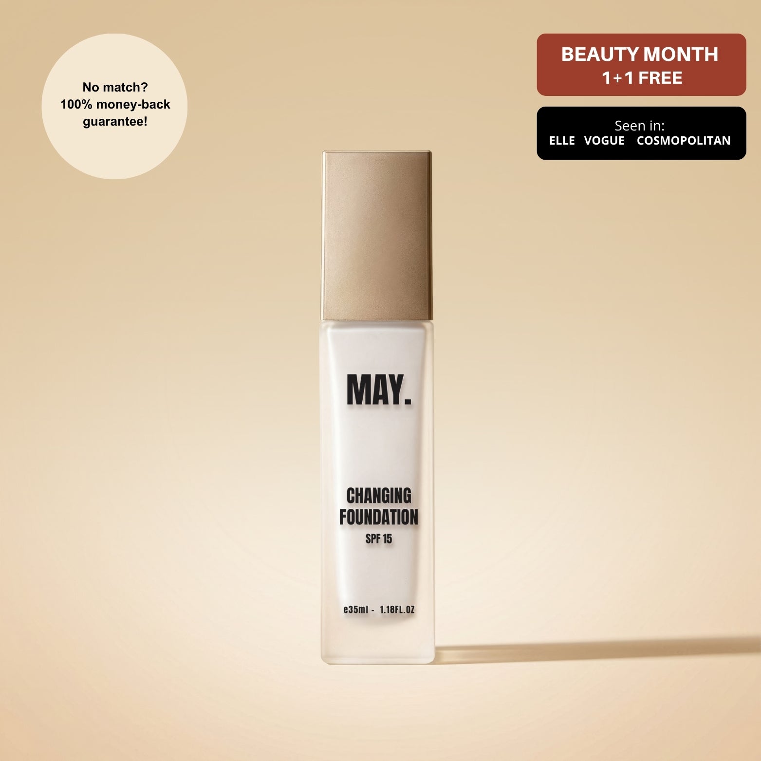 Changing Foundation - Temporary 1 + 1 FREE