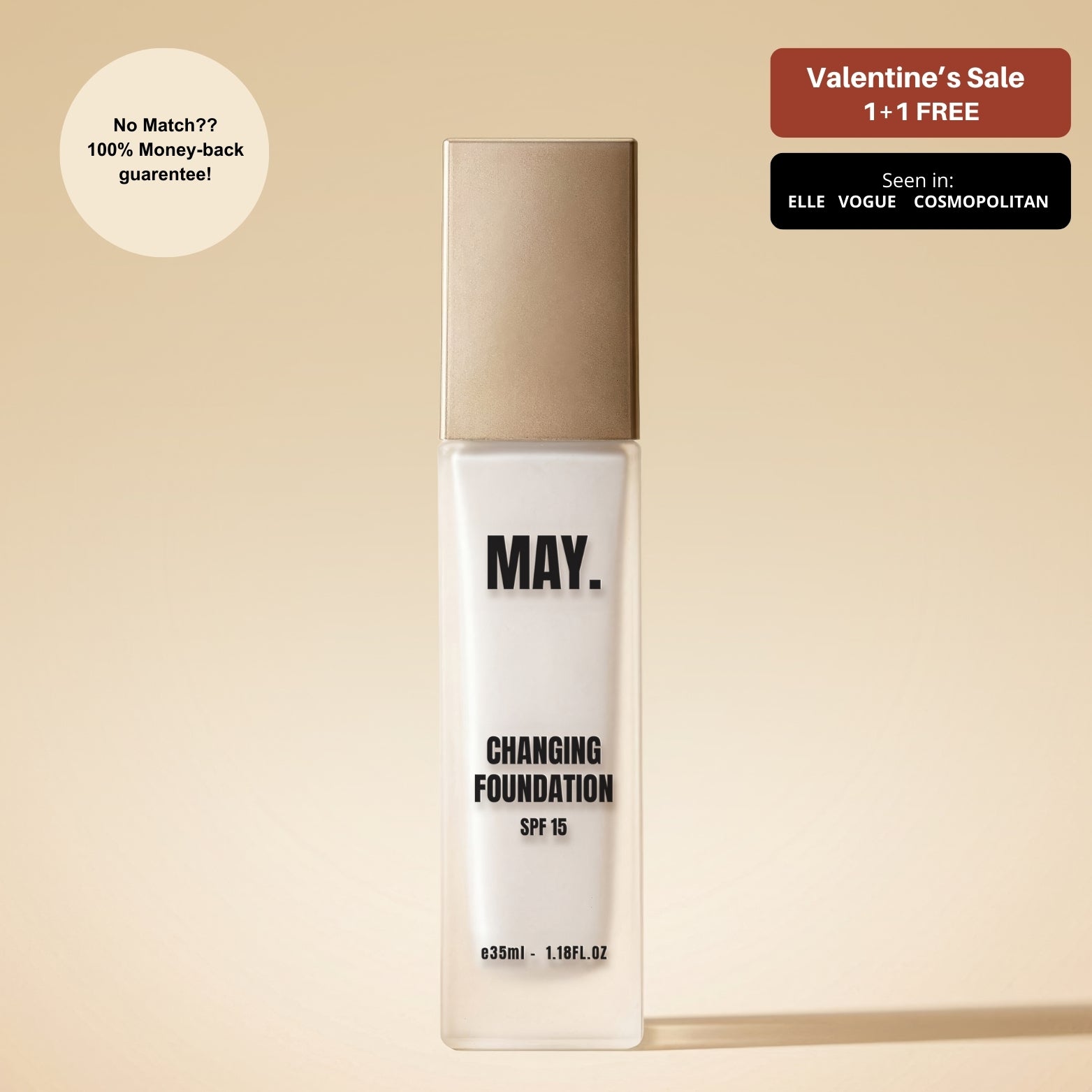 Changing Foundation - Temporary 1 + 1 FREE