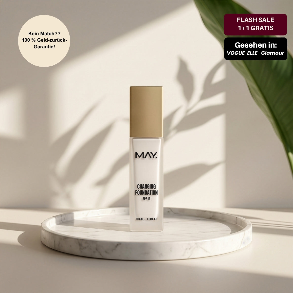 Changing Foundation - temporär 1 + 1 GRATIS