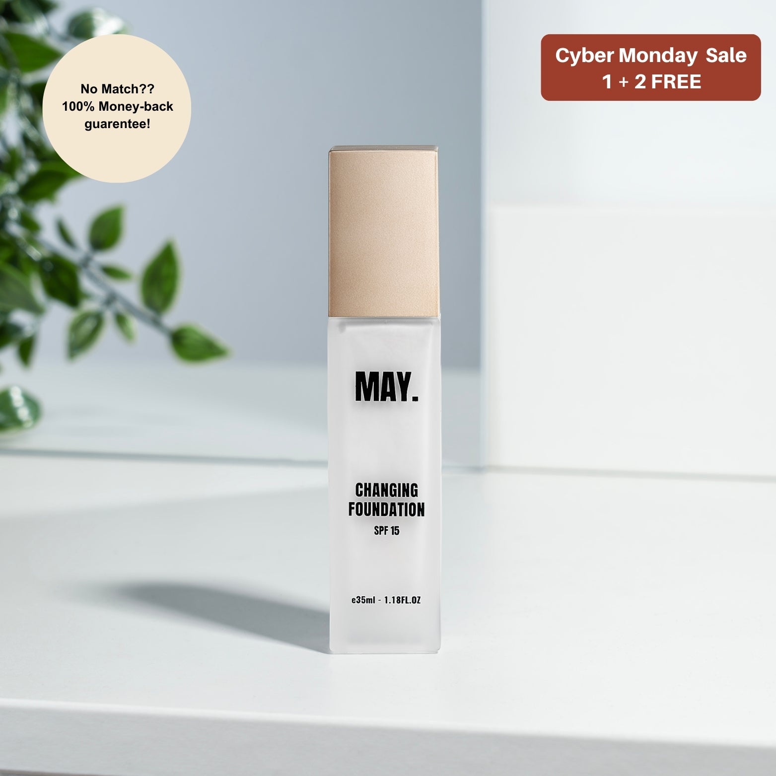Mature Skin Changing Foundation - Temporary 1 + 1 FREE