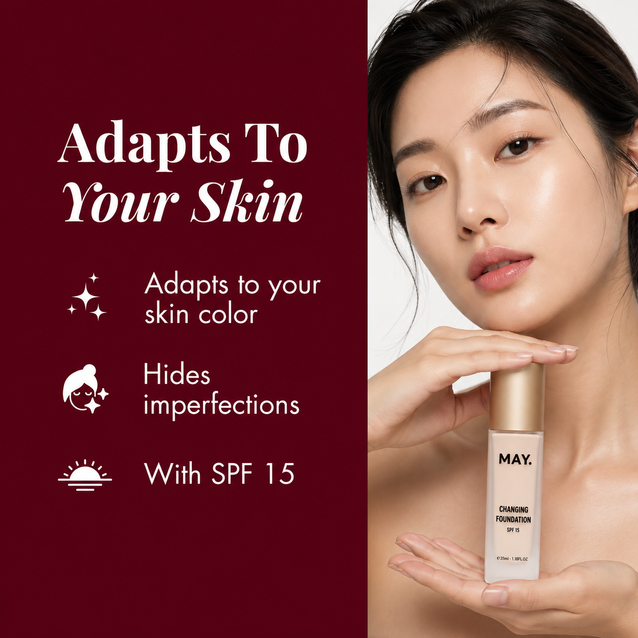 Reverse-aging Adaptive Foundation