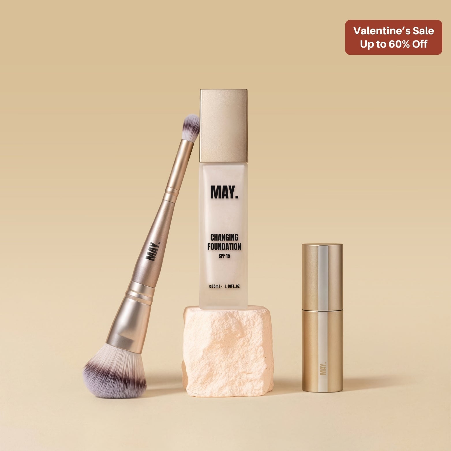 Blossy pink, velvet red, natural nude